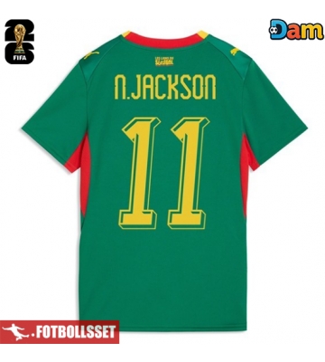 Senegal Nicolas Jackson #11 Bortatröja Dam VM 2026 Kortärmad